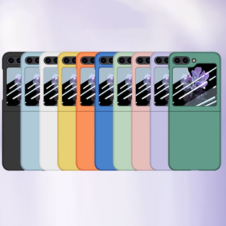 For Samsung Galaxy Z Flip5 Fuel Injection Integrated PC Skin Feel Phone Case(Sky Blue) - free shipping - PMC TechLife - Order now!