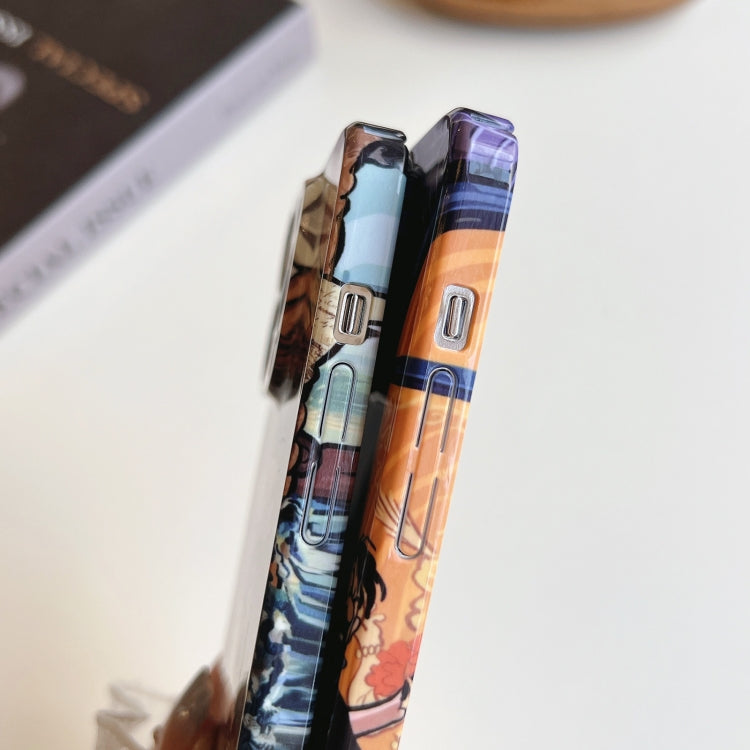 For iPhone 11 Pro Max Precise Hole Oil Painting Pattern PC Phone Case(Tobacco Pipe) - iPhone 11 Pro Max Cases by PMC TechLife | Online Shopping South Africa | PMC TechLife