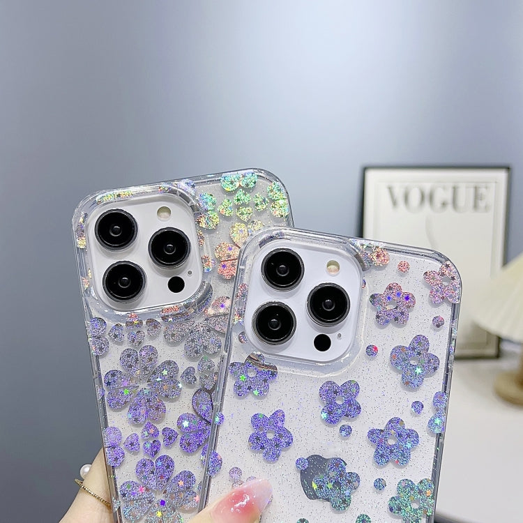 For iPhone 12 Little Star Series Glitter Powder TPU Phone Case(Lucky Clover) - free shipping - PMC TechLife - Order now!