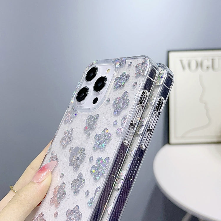 For iPhone 12 Little Star Series Glitter Powder TPU Phone Case(Lucky Clover) - free shipping - PMC TechLife - Order now!