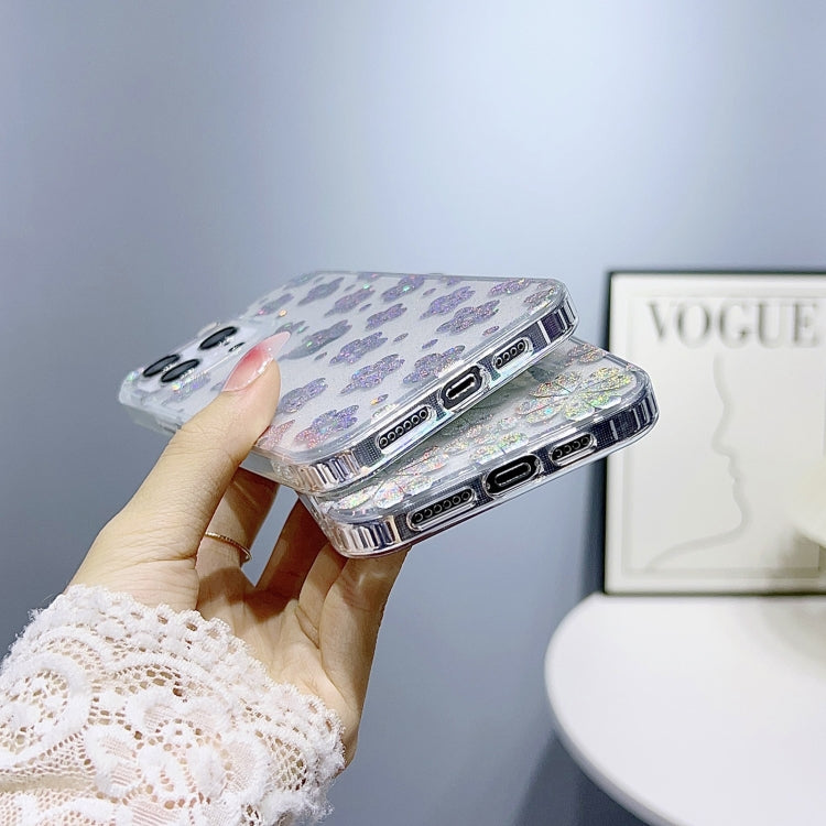 For iPhone 12 Pro Max Little Star Series Glitter Powder TPU Phone Case(Love Heart) - free shipping - PMC TechLife - Order now!