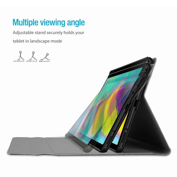 DY-M10P For Lenovo Smart Tab M10 HPD Plus TB-X606F 10.3 inch 2 in 1 Removable Magnetic ABS Bluetooth Keyboard + Protective Leather Tablet Case with Stand & Sleep / Wake-up & Pen Holder(Gold) - Lenovo Keyboard by PMC TechLife | Online Shopping South Africa | PMC TechLife