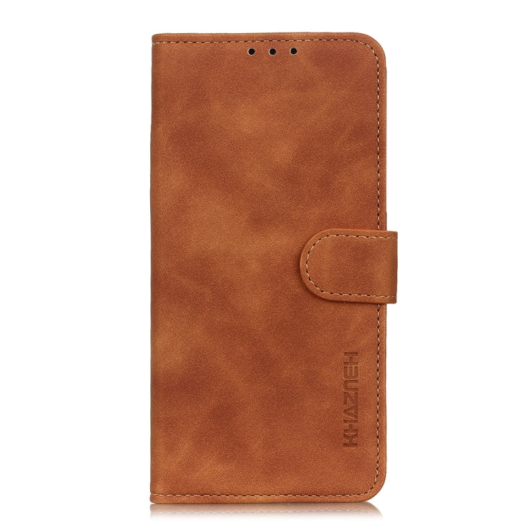 For Xiaomi Poco F5 Pro/Redmi K60/K60 Pro KHAZNEH Retro Texture Flip Leather Phone Case(Brown) - free shipping - PMC TechLife - Order now!