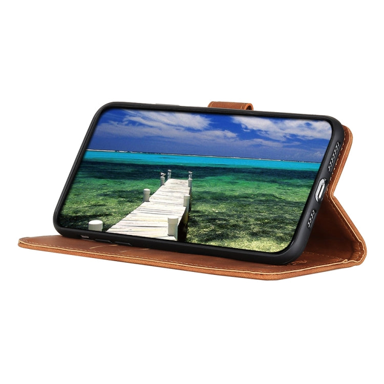 For Xiaomi Poco F5 Pro/Redmi K60/K60 Pro KHAZNEH Retro Texture Flip Leather Phone Case(Brown) - free shipping - PMC TechLife - Order now!