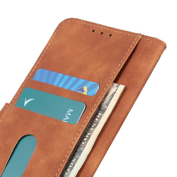For Xiaomi Poco F5 Pro/Redmi K60/K60 Pro KHAZNEH Retro Texture Flip Leather Phone Case(Brown) - free shipping - PMC TechLife - Order now!