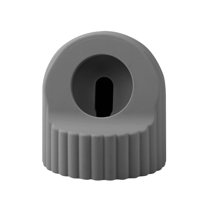 For Apple Watch Wave Pattern Silicone Watch Charging Stand(Grey) - Charger / Holder by PMC TechLife | Online Shopping South Africa | PMC TechLife