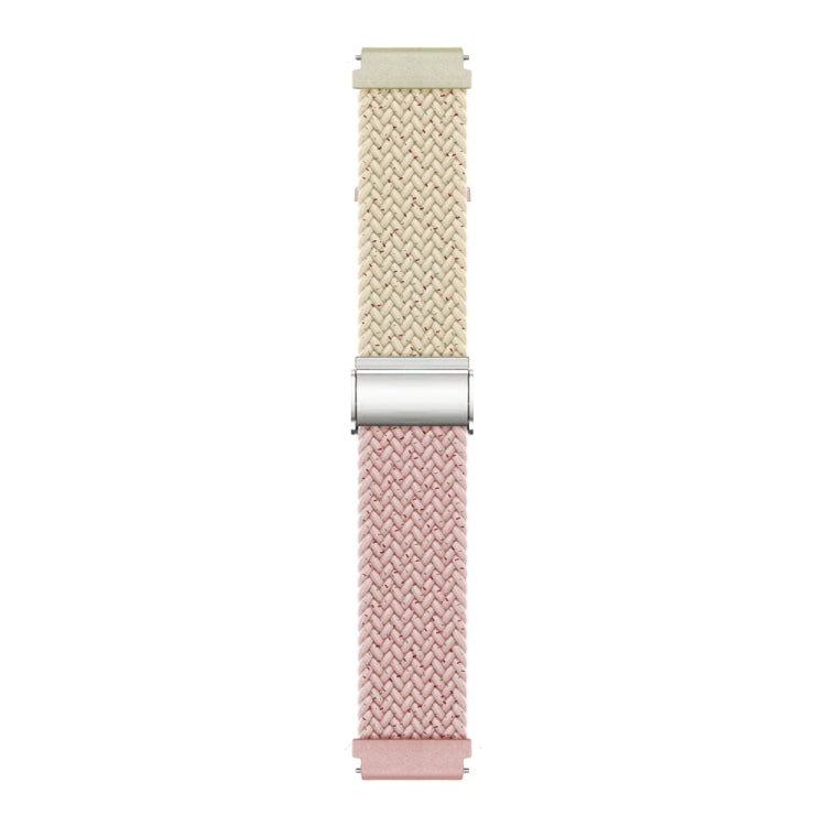 22mm Buckle Braided Nylon Watch Band(Coloful Starlight Pink) - 22mm Bands by PMC TechLife | Online Shopping South Africa | PMC TechLife