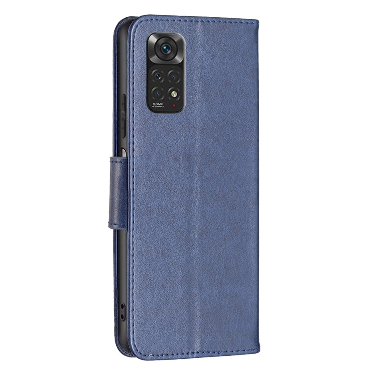 For Xiaomi Redmi Note 12S 4G / Note 11 Two Butterflies Embossing Leather Phone Case(Blue) - free shipping - PMC TechLife - Order now!