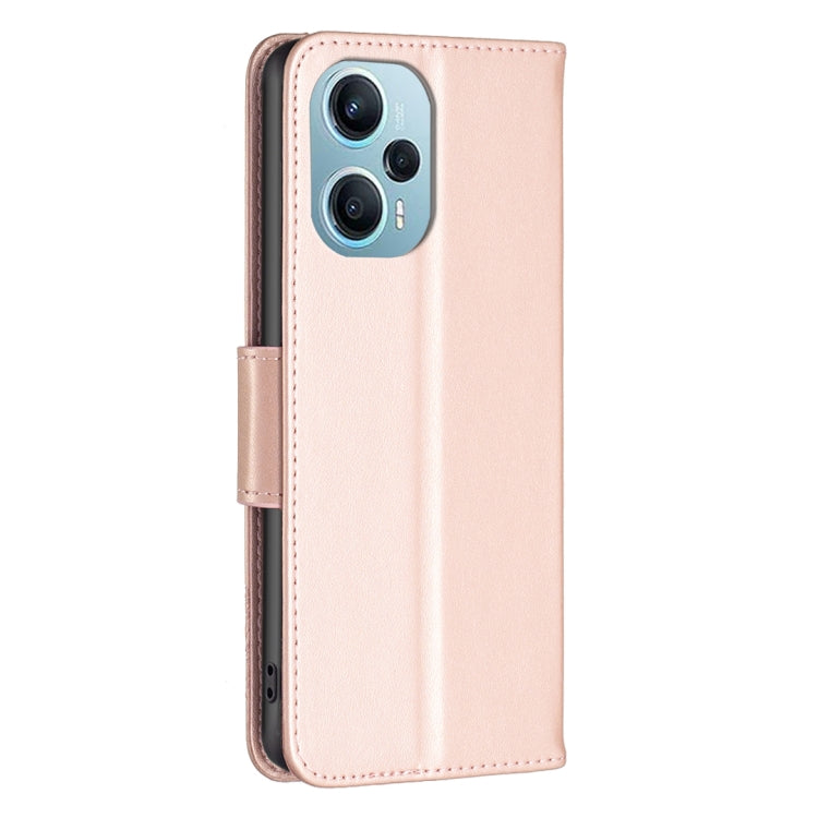 For Xiaomi Poco F5 5G / Redmi Note 12 Turbo Two Butterflies Embossing Leather Phone Case(Rose Gold) - free shipping - PMC TechLife - Order now!