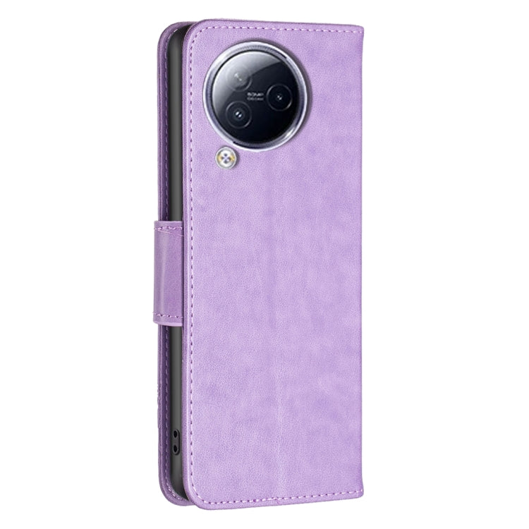 For Xiaomi Civi 3 5G Two Butterflies Embossing Leather Phone Case(Purple) - free shipping - PMC TechLife - Order now!