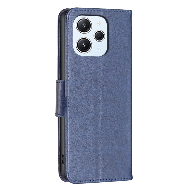 For Xiaomi Redmi 12 4G Two Butterflies Embossing Leather Phone Case(Blue) - free shipping - PMC TechLife - Order now!