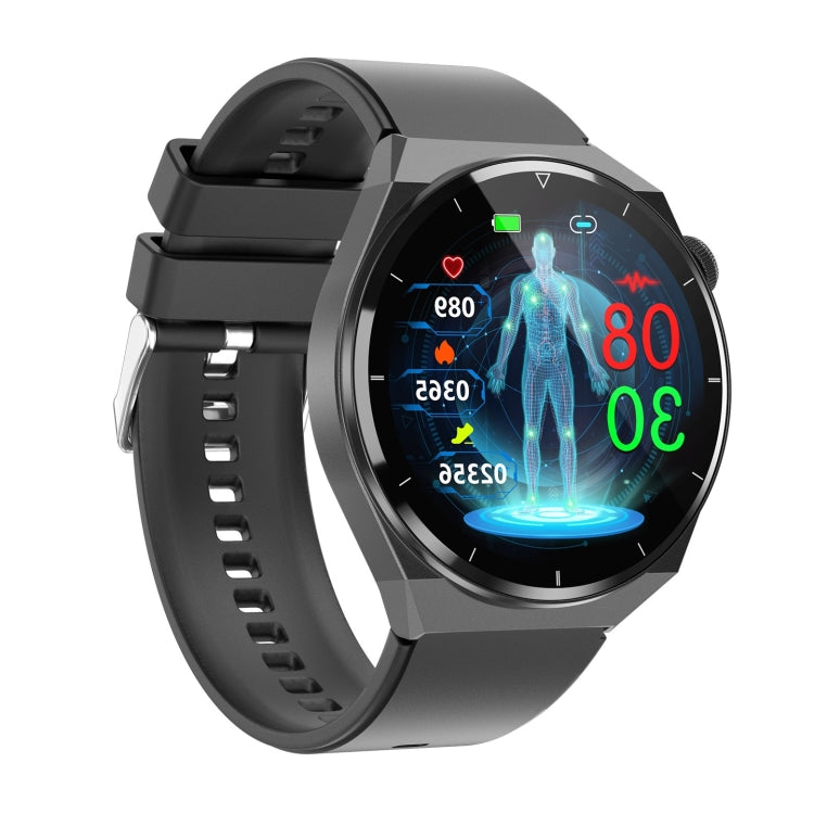 TK20 1.39 inch IP68 Waterproof Silicone Band Smart Watch Supports ECG / Remote Families Care / Body Temperature Monitoring(Black) - Smart Watches by PMC TechLife | Online Shopping South Africa | PMC TechLife