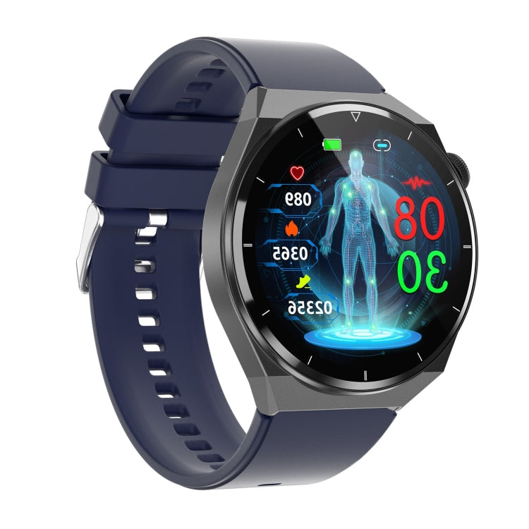 TK20 1.39 inch IP68 Waterproof Silicone Band Smart Watch Supports ECG / Remote Families Care / Body Temperature Monitoring(Blue) - Smart Watches by PMC TechLife | Online Shopping South Africa | PMC TechLife