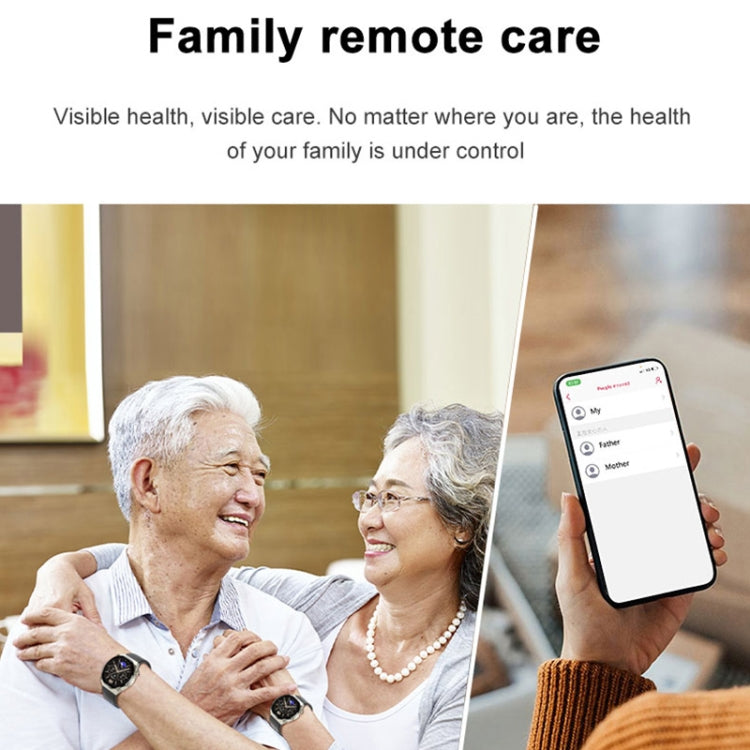 TK20 1.39 inch IP68 Waterproof Silicone Band Smart Watch Supports ECG / Remote Families Care / Body Temperature Monitoring(Blue) - Smart Watches by PMC TechLife | Online Shopping South Africa | PMC TechLife