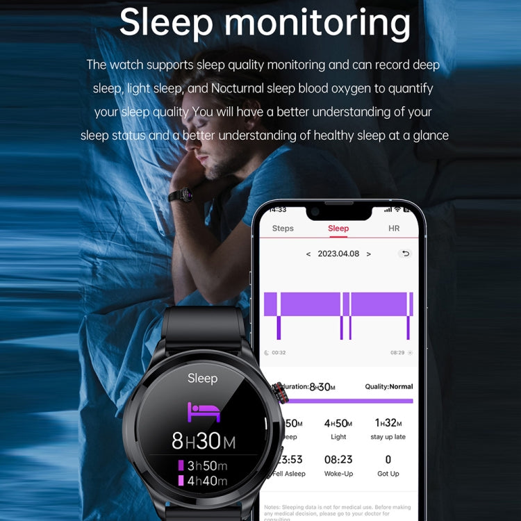 TK22 1.39 inch IP67 Waterproof Silicone Band Smart Watch Supports ECG / Non-invasive Blood Sugar(Red) - Smart Watches by PMC TechLife | Online Shopping South Africa | PMC TechLife
