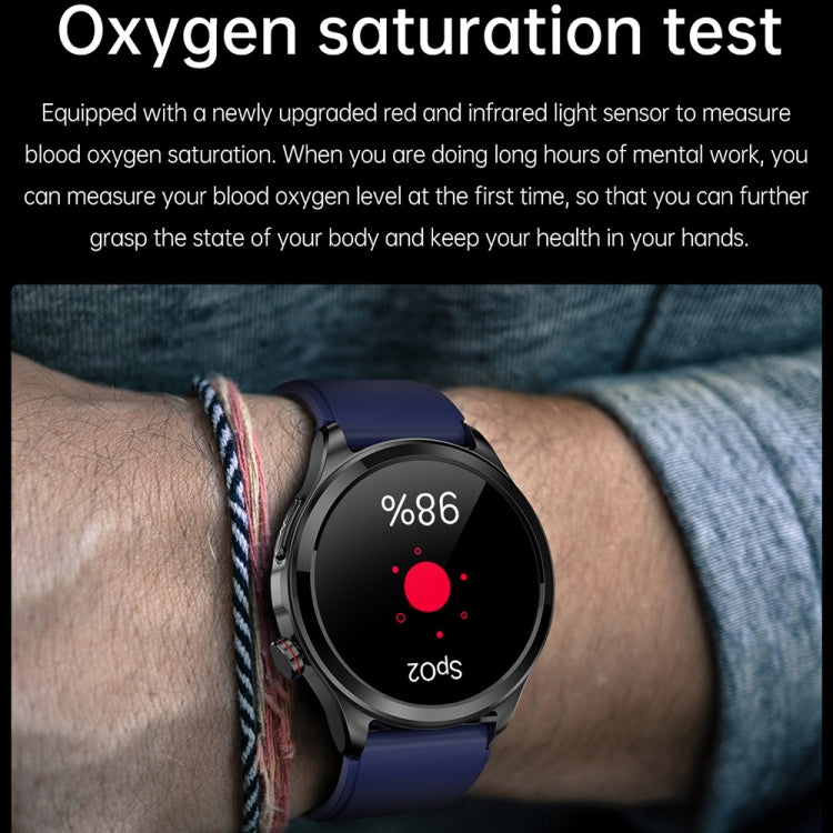 TK22 1.39 inch IP67 Waterproof Silicone Band Smart Watch Supports ECG / Non-invasive Blood Sugar(Red) - Smart Watches by PMC TechLife | Online Shopping South Africa | PMC TechLife