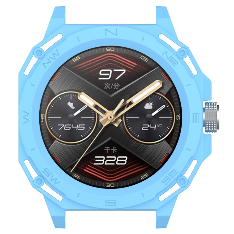 For Huawei Watch GT Cyber Armor Hollow Watch Protective Case(Sky Blue) - Watch Cases by PMC TechLife | Online Shopping South Africa | PMC TechLife