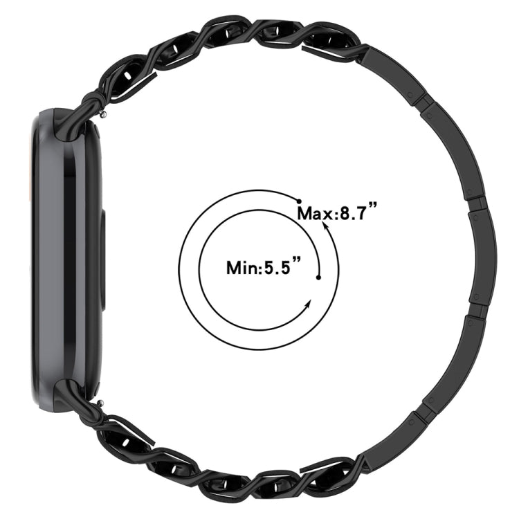 For Xiaomi Mi Band 8 Bracelet Replacement Watch Band(Silver) - Watch Bands by PMC TechLife | Online Shopping South Africa | PMC TechLife