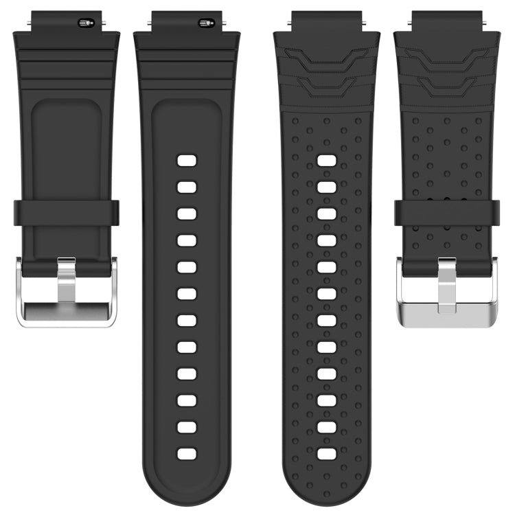 For Xplora X5 / X5 Play Children Watch Silicone Replacement Watch Band(Black) - Watch Bands by PMC TechLife | Online Shopping South Africa | PMC TechLife