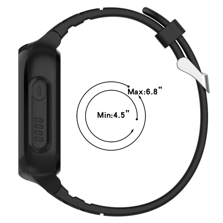For Xplora X5 / X5 Play Children Watch Silicone Replacement Watch Band(Black) - Watch Bands by PMC TechLife | Online Shopping South Africa | PMC TechLife