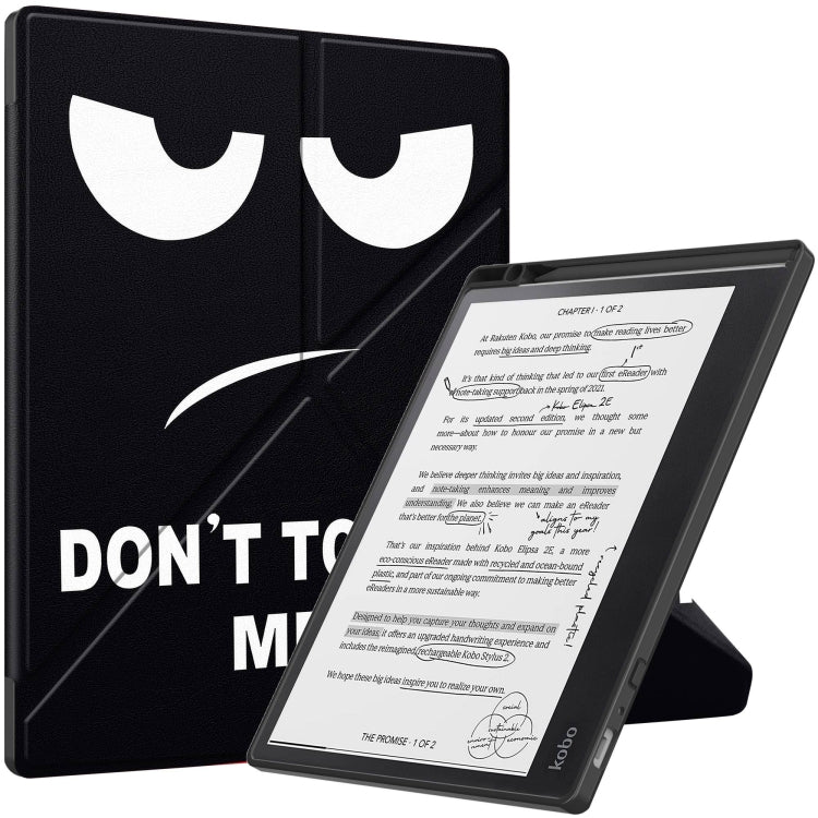 For Kobo Elipsa 2E Painted Deformation TPU Leather Smart Tablet Case(Big Eye ME) - free shipping - PMC TechLife - Order now!