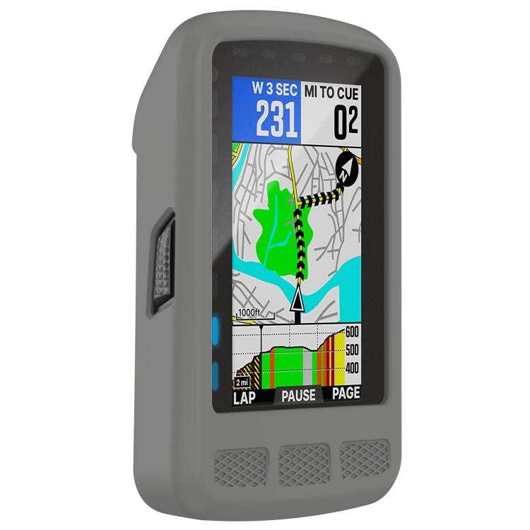For Wahoo Elemnt Roam WFCC4 Stopwatch Silicone Protective Case(Dark Grey) - Watch Case by PMC TechLife | Online Shopping South Africa | PMC TechLife