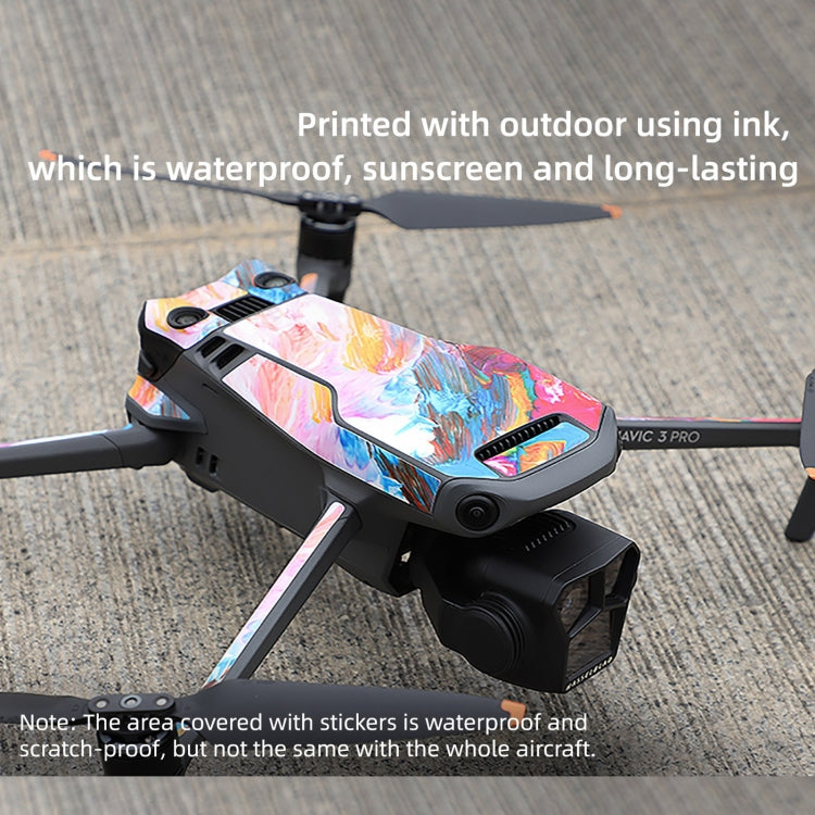 For DJI Mavic 3 Pro / RC Pro Sunnylife Drone Body Remote Control Decorative Stickers Set(Pink Cloud) - Stickers by Sunnylife | Online Shopping South Africa | PMC TechLife | Buy Now Pay Later Mobicred