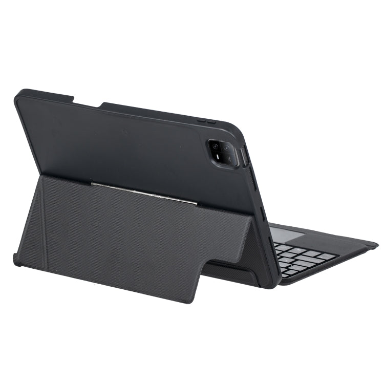 For Xiaomi Pad 6 / Pad 6 Pro T0N7-AS Detachable Pen Slot Touchpad Backlight Bluetooth Keyboard Leather Tablet Case(Black) -  by PMC TechLife | Online Shopping South Africa | PMC TechLife