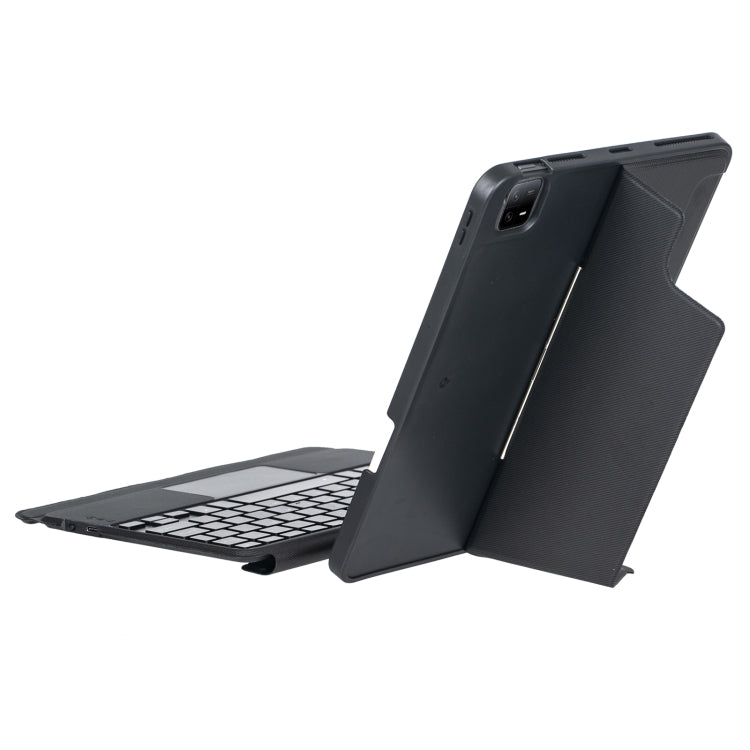 For Xiaomi Pad 6 / Pad 6 Pro T0N7-AS Detachable Pen Slot Touchpad Backlight Bluetooth Keyboard Leather Tablet Case(Black) -  by PMC TechLife | Online Shopping South Africa | PMC TechLife