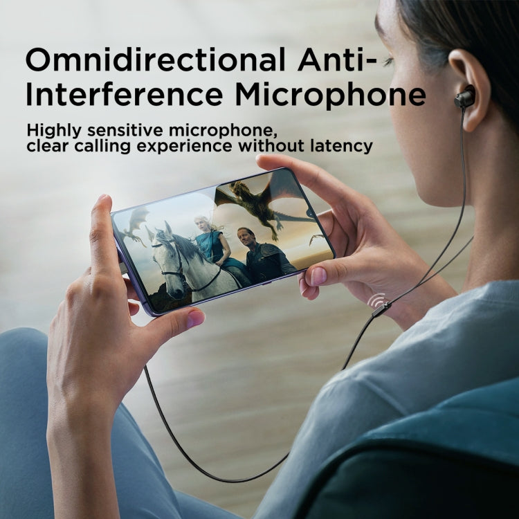 JOYROOM JR-EC06 Type-C Metal In-Ear Wired Earphone, Length: 1.2m(Dark Grey) - Type-C Earphone by JOYROOM | Online Shopping South Africa | PMC TechLife