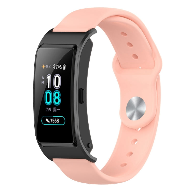 18mm Universal Reverse Buckle Wave Silicone Watch Band, Size:S(Light Pink) - Watch Bands by PMC TechLife | Online Shopping South Africa | PMC TechLife | Buy Now Pay Later Mobicred