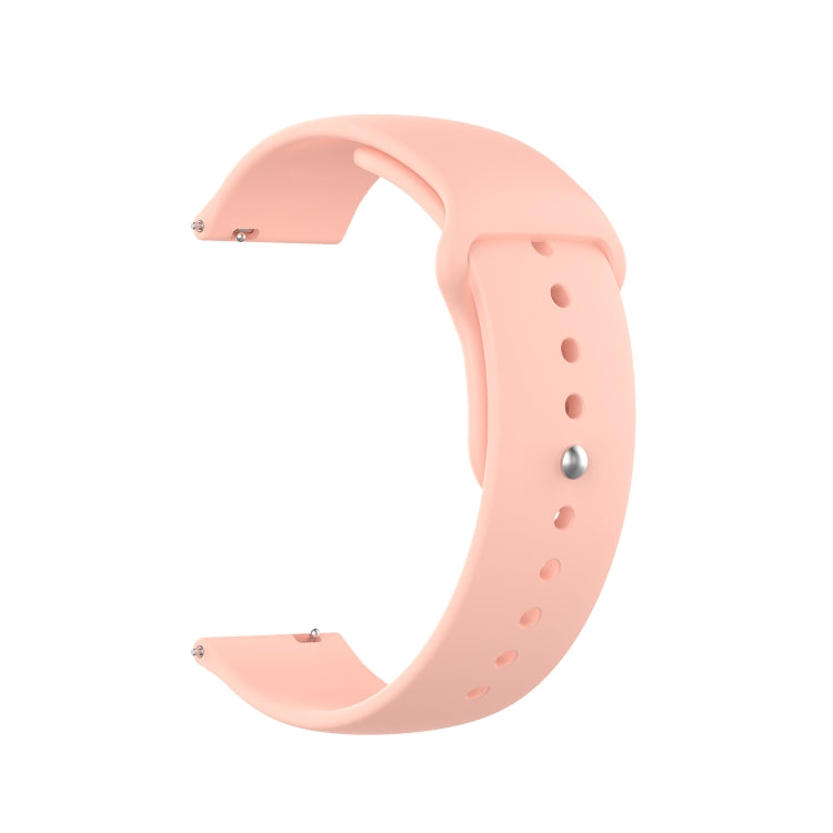 18mm Universal Reverse Buckle Wave Silicone Watch Band, Size:S(Light Pink) - Watch Bands by PMC TechLife | Online Shopping South Africa | PMC TechLife | Buy Now Pay Later Mobicred
