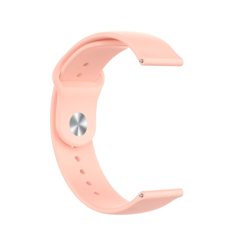 18mm Universal Reverse Buckle Wave Silicone Watch Band, Size:S(Light Pink) - Watch Bands by PMC TechLife | Online Shopping South Africa | PMC TechLife | Buy Now Pay Later Mobicred