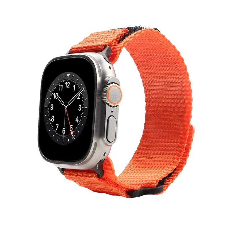 Nylon Two Section Watch Band For Apple Watch SE 2022 40mm(Orange) - Watch Bands by PMC TechLife | Online Shopping South Africa | PMC TechLife