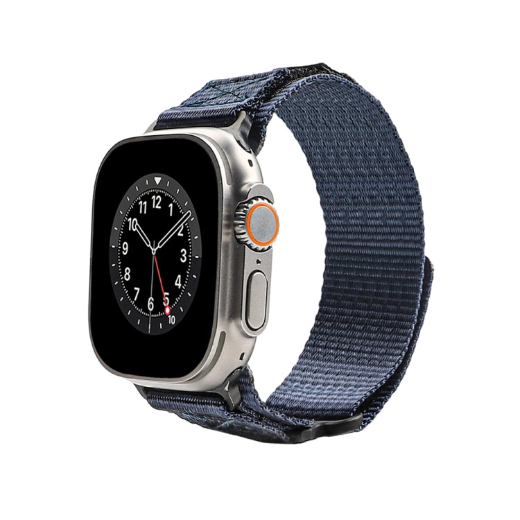 Nylon Two Section Watch Band For Apple Watch 3 42mm(Blue) - Watch Bands by PMC TechLife | Online Shopping South Africa | PMC TechLife