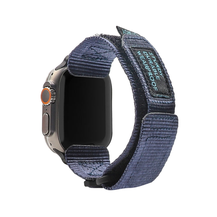 Nylon Two Section Watch Band For Apple Watch 3 42mm(Blue) - Watch Bands by PMC TechLife | Online Shopping South Africa | PMC TechLife