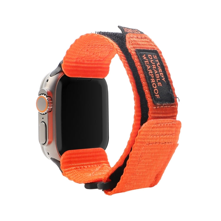 Nylon Two Section Watch Band For Apple Watch 38mm(Orange) - Watch Bands by PMC TechLife | Online Shopping South Africa | PMC TechLife