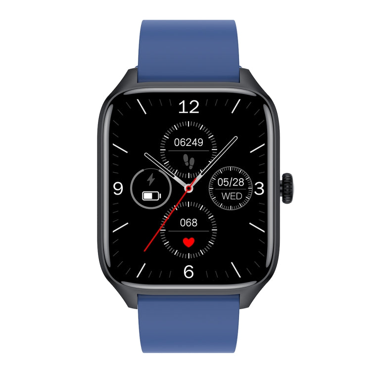T19 Pro 1.96 inch IP67 Waterproof Silicone Band Smart Watch, Supports Dual-mode Bluetooth Call / Heart Rate Monitoring(Blue) - Smart Watches by PMC TechLife | Online Shopping South Africa | PMC TechLife