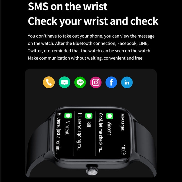 T19 Pro 1.96 inch IP67 Waterproof Silicone Band Smart Watch, Supports Dual-mode Bluetooth Call / Heart Rate Monitoring(Black) - Smart Watches by PMC TechLife | Online Shopping South Africa | PMC TechLife