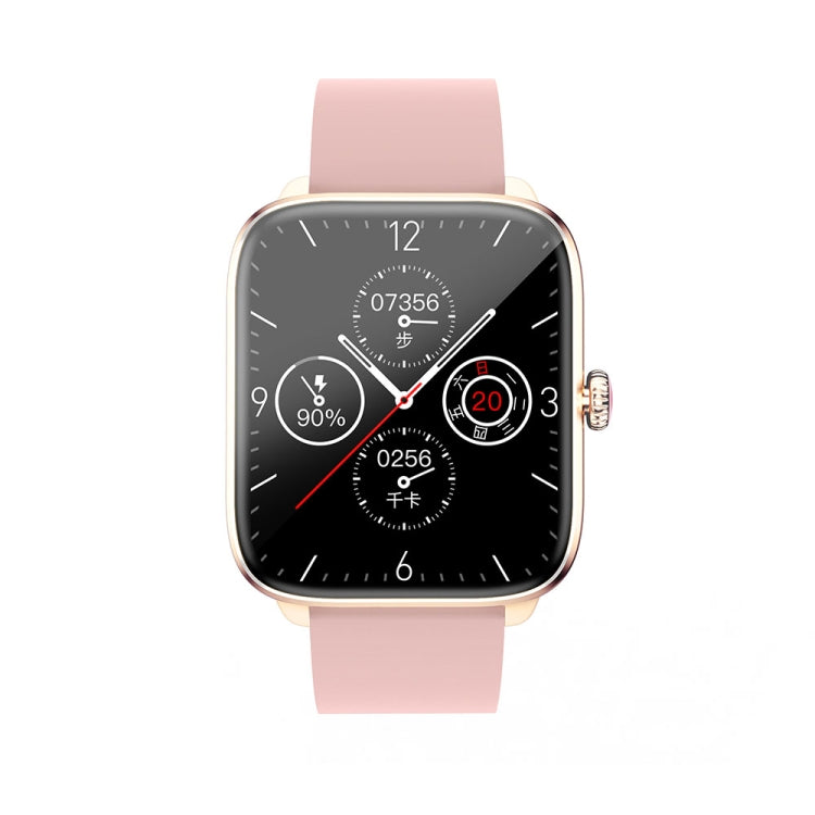 T20 1.96 inch IP67 Waterproof Silicone Band Smart Watch, Supports Dual-mode Bluetooth Call / Heart Rate Monitoring(Pink) - Smart Watches by PMC TechLife | Online Shopping South Africa | PMC TechLife