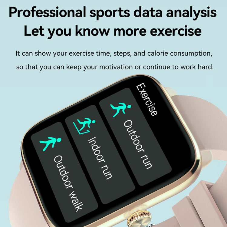 T20 1.96 inch IP67 Waterproof Silicone Band Smart Watch, Supports Dual-mode Bluetooth Call / Heart Rate Monitoring(Gold) - Smart Watches by PMC TechLife | Online Shopping South Africa | PMC TechLife