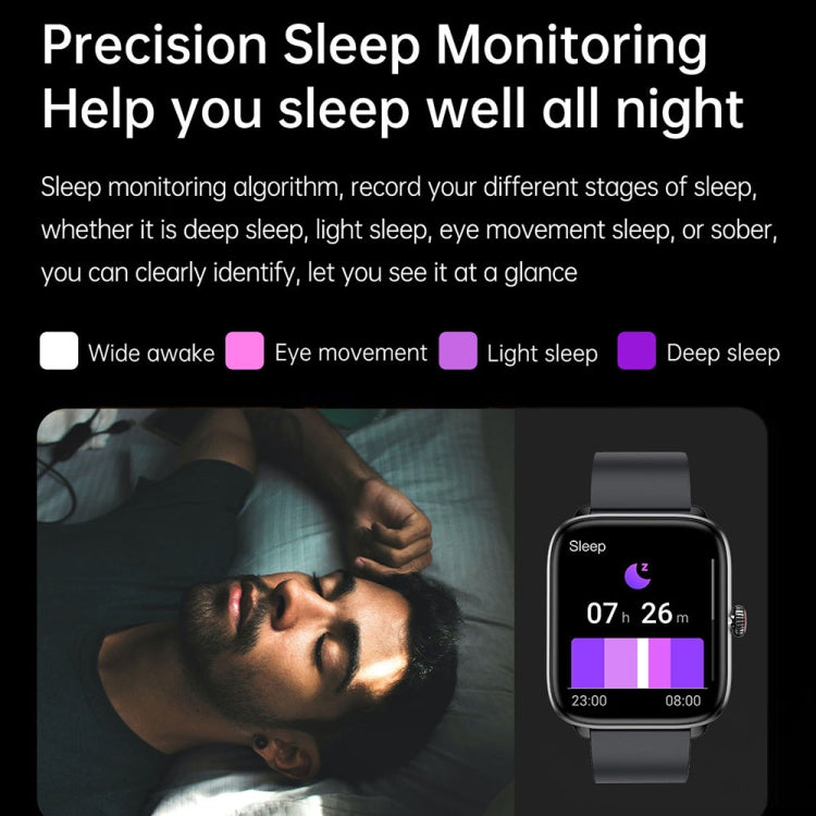 T20 1.96 inch IP67 Waterproof Silicone Band Smart Watch, Supports Dual-mode Bluetooth Call / Heart Rate Monitoring(Gold) - Smart Watches by PMC TechLife | Online Shopping South Africa | PMC TechLife