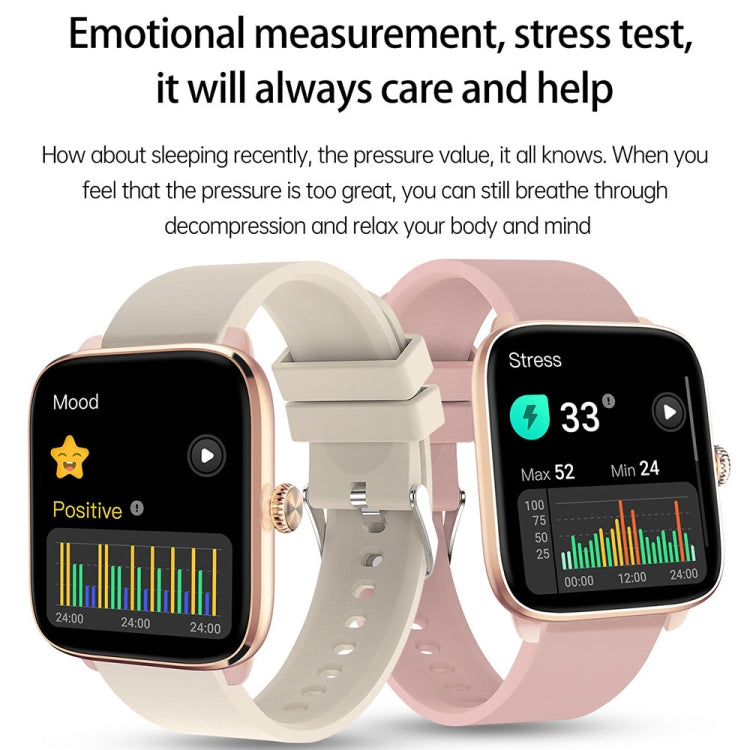 T20 1.96 inch IP67 Waterproof Silicone Band Smart Watch, Supports Dual-mode Bluetooth Call / Heart Rate Monitoring(Pink) - Smart Watches by PMC TechLife | Online Shopping South Africa | PMC TechLife