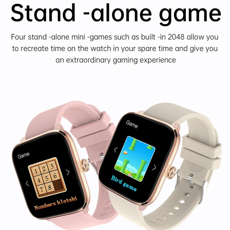 T20 1.96 inch IP67 Waterproof Silicone Band Smart Watch, Supports Dual-mode Bluetooth Call / Heart Rate Monitoring(Pink) - Smart Watches by PMC TechLife | Online Shopping South Africa | PMC TechLife