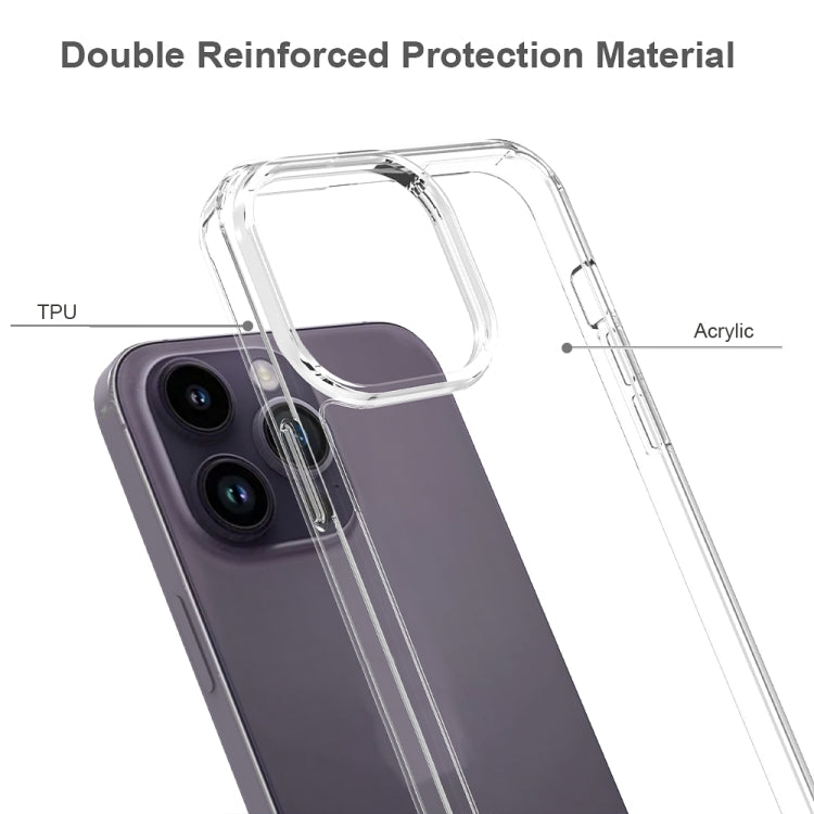 For iPhone 15 Pro Max Scratchproof Acrylic TPU Phone Case(Black) - free shipping - PMC TechLife - Order now!