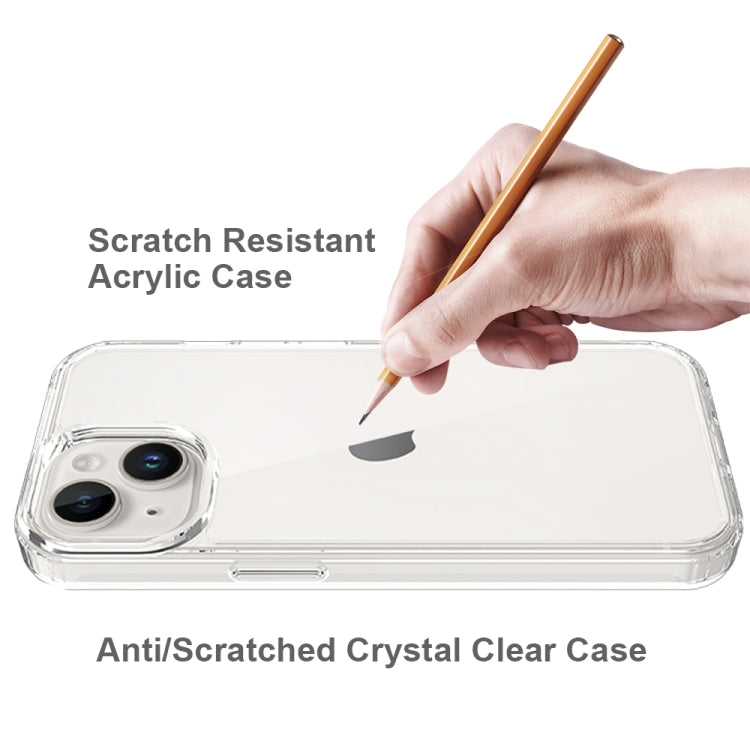 For iPhone 15 Scratchproof Acrylic TPU Phone Case(Black) - free shipping - PMC TechLife - Order now!