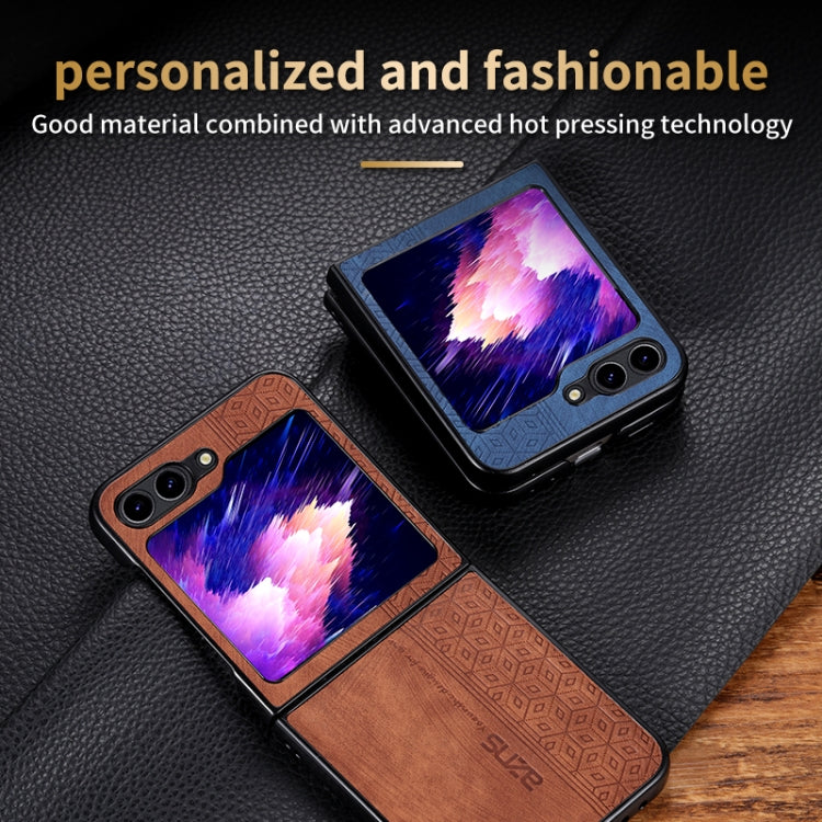 For Samsung Galaxy Z Flip5 AZNS 3D Embossed Skin Feel Phone Case(Brown) - free shipping - PMC TechLife - Order now!