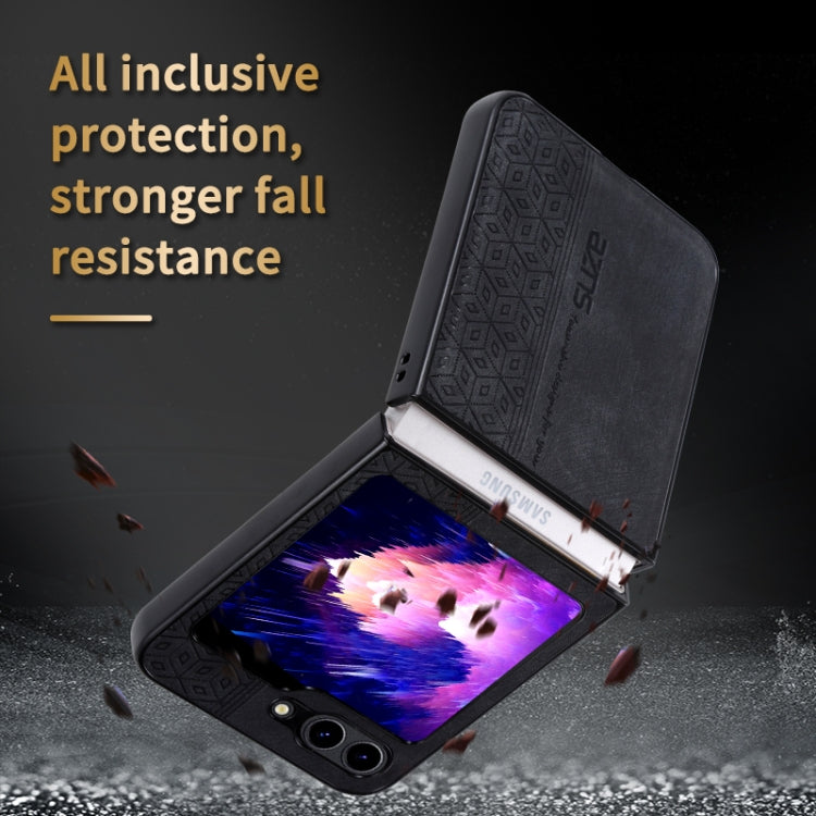 For Samsung Galaxy Z Fold5 AZNS 3D Embossed Skin Feel Phone Case(Blue) - Galaxy Z Fold5 Cases by AZNS | Online Shopping South Africa | PMC TechLife | Buy Now Pay Later Mobicred