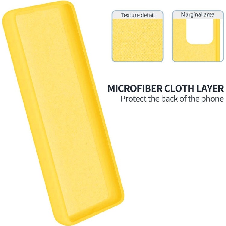 For Motorola Moto G84 5G Solid Color Liquid Silicone Dropproof Full Coverage Phone Case(Yellow) - free shipping - PMC TechLife - Order now!