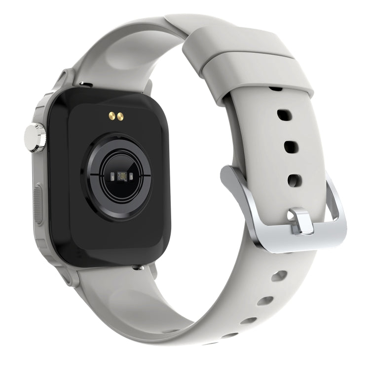 G96 1.85 inch HD Square Screen Rugged Smart Watch Support Bluetooth Calling/Heart Rate Monitoring/Blood Oxygen Monitoring(Grey) - Smart Watches by PMC TechLife | Online Shopping South Africa | PMC TechLife